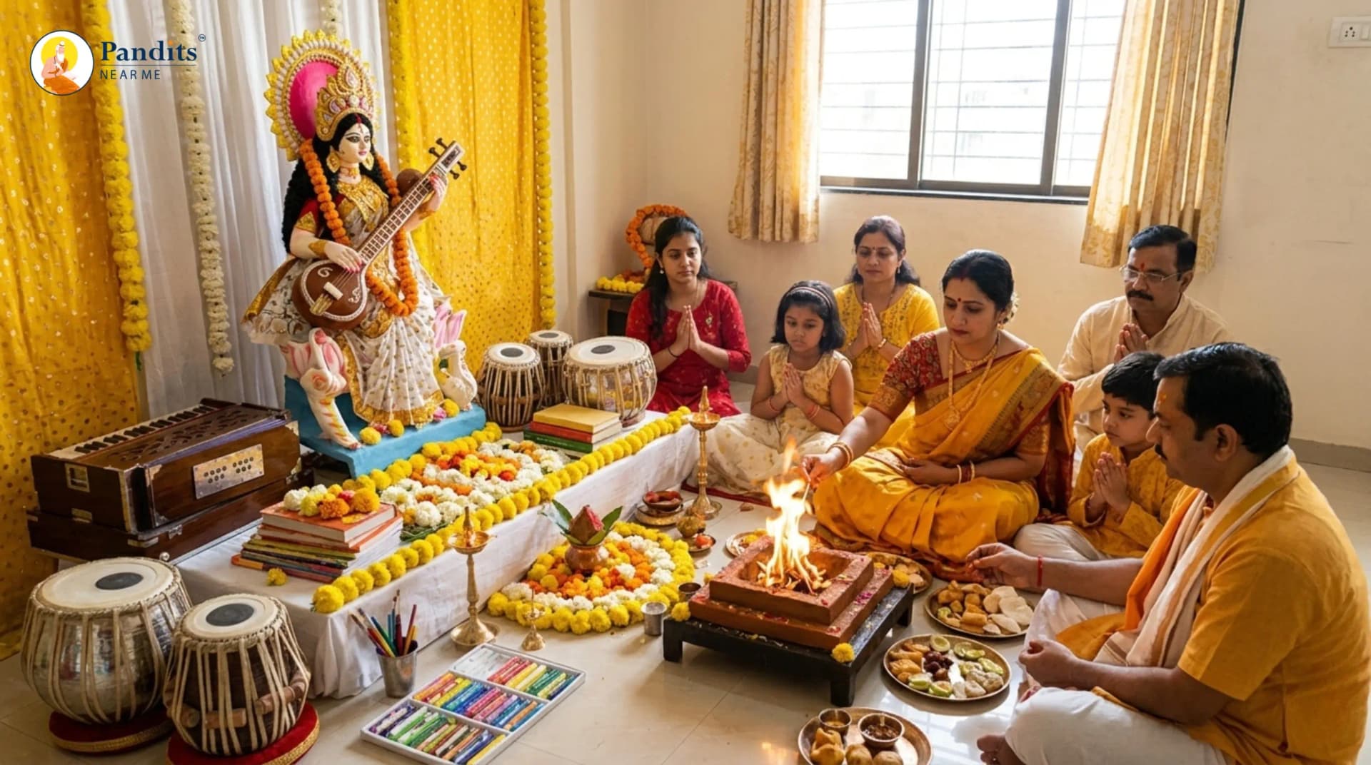 Saraswati Puja-banner