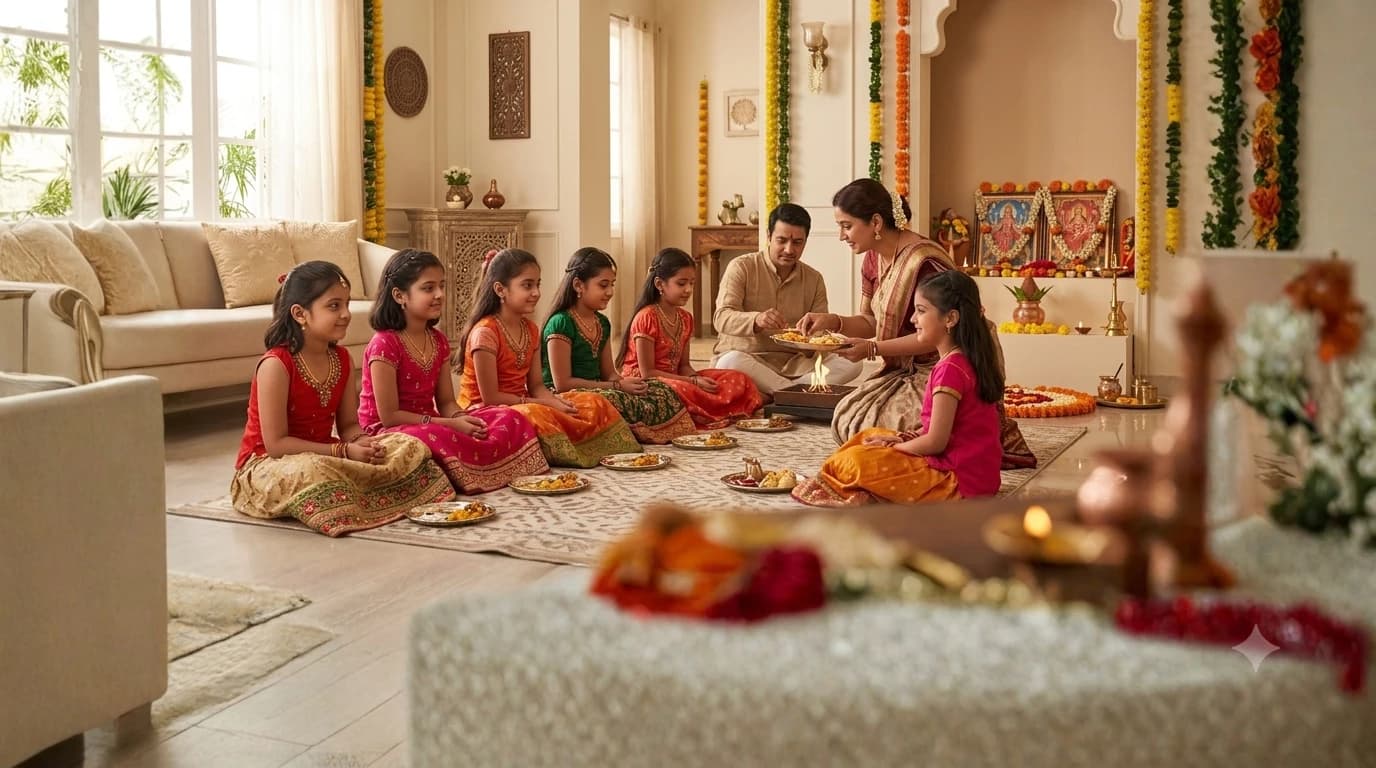 Maha Navami Havan & Kanya Pujan
