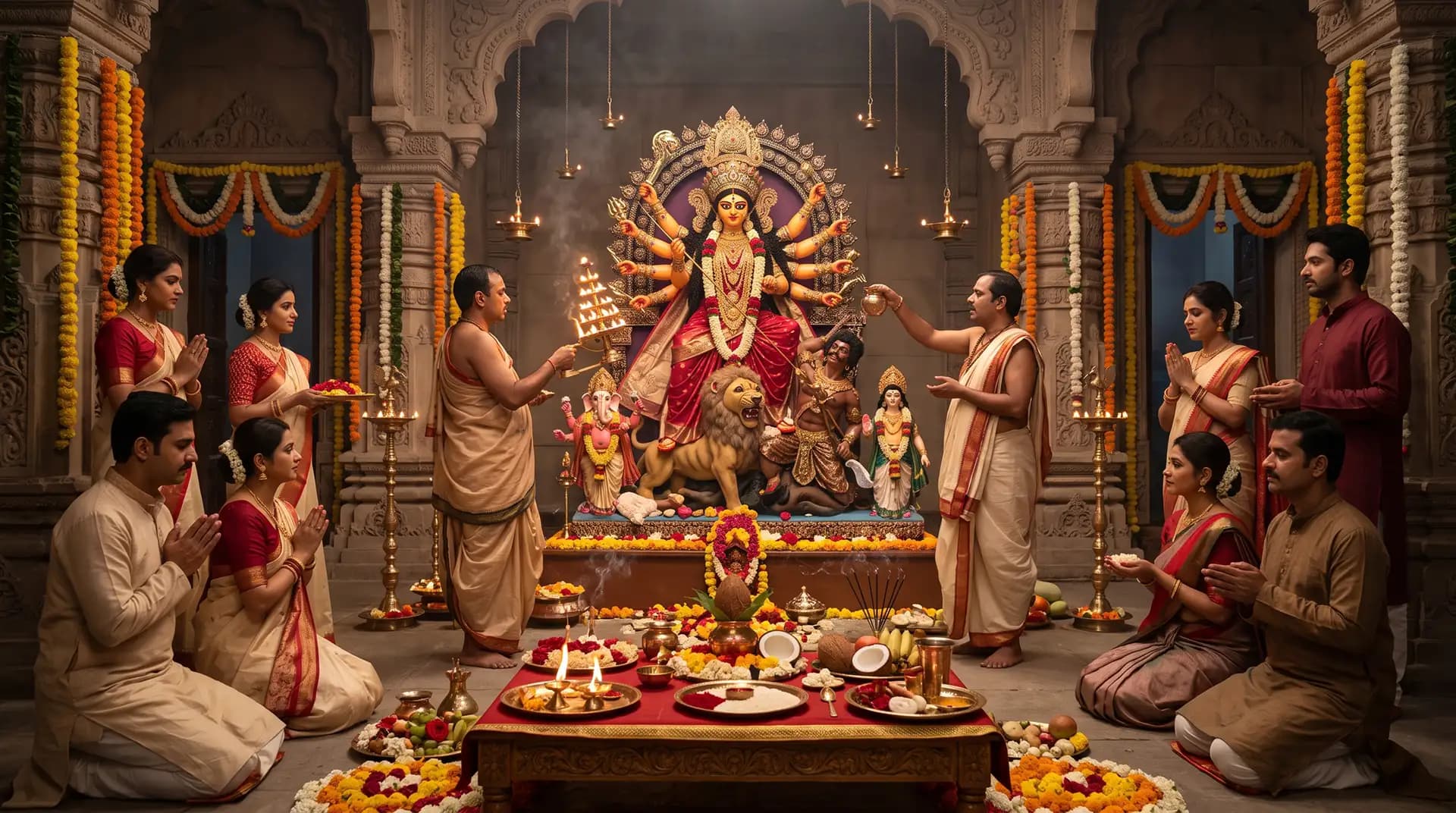 Maha Ashtami Puja & Sandhi Puja